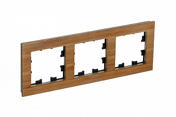 Рамка тройная AtlasDesign Nature SE бамбук в Находке