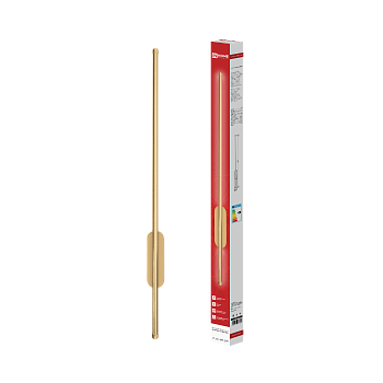 Светильник светодиодный ESTETIKA LUV-80B-40GL 15Вт 230В 4000K 1050Лм 800х50x25 золото IN HOME в Находке