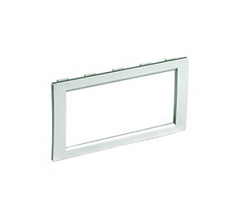 Рамка универсальная на 4 модуля, цвет серый металлик DKC в Находке