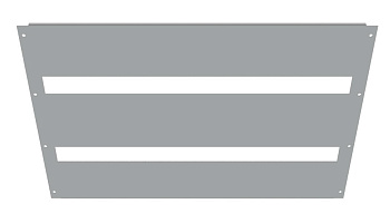 Пластрон FORT высотой 500мм под 2 уровня модульного автоматического выключателя для шкафа шириной 800мм (3шт.) EKF PROxima в Находке