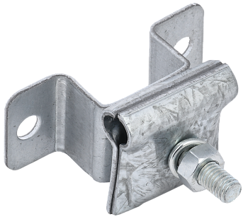 Держатель-зажим соединительный круглого проводника 6-12мм оп. L=30-40мм оц. сталь IEK в Находке