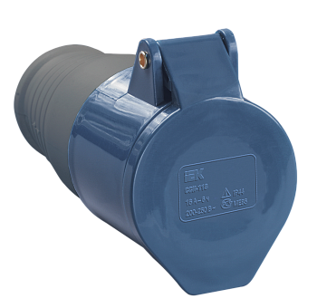 Розетка 223 переносная 2Р+РЕ 32А 220В IP44 IEK в Находке