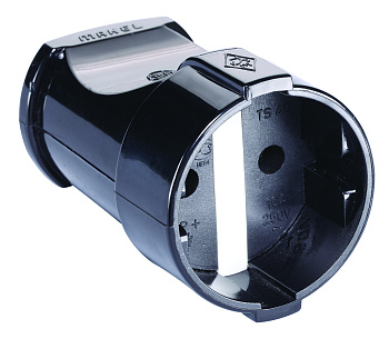 Штепсель MAKEL черный в Находке