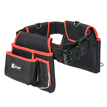 Сумка монтажника поясная усиленная С-12 EKF Professional в Находке