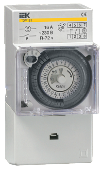 Таймер ТЭМ181 аналоговый 16А 230В на DIN-рейку IEK в Находке