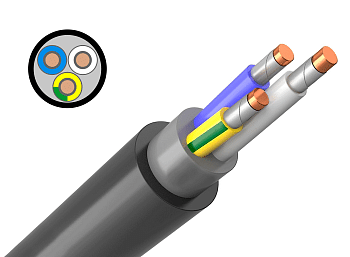 Кабель ВВГ нг(А)-FRLSLTx 3х1,5 ок (N, PE) - 0,66кВ ГОСТ 31996-2012 Кабэкс в Находке