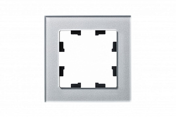 Рамка одинарная AtlasDesign Nature SE стекло алюминий в Находке