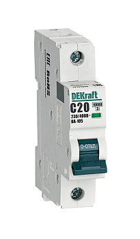 Автоматический выключатель DEKraft ВА-105 1P 20A 10кА х-ка C в Находке