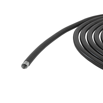 Металлорукав DN 20мм в гладкой ПВХ изоляции, Dвн 20,5 мм, Dнар 27,0, 50 м, цвет черный DKC в Находке