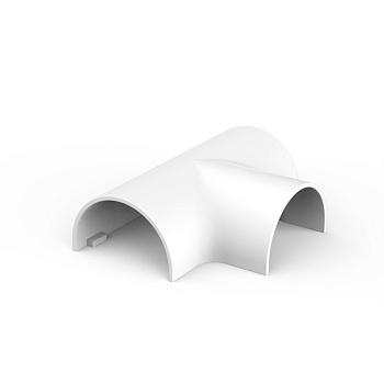 MultiSet Тройник для кабель-канала 20х12 (уп 2шт) Белый в Находке