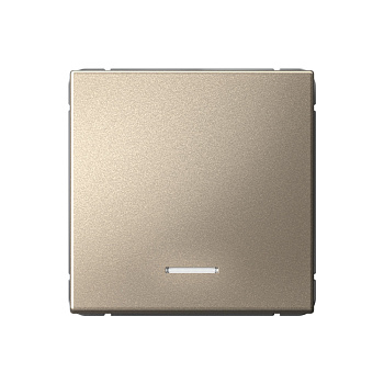 ARTGALLERY 1-клавишный ВЫКЛЮЧАТЕЛЬ с подсветкой, сх.1а, 10АХ, механизм, ШАМПАНЬ в Находке