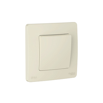 Переключатель одноклавишный  IP44 BLANCA SE молочный в Находке