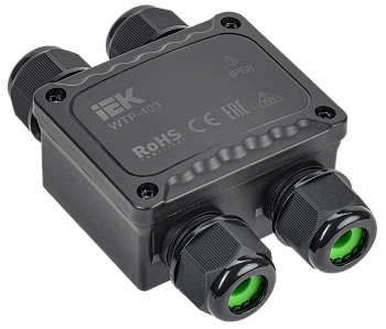 Коробка распределительная герметичная WTP-403 4 ввода IP68 IEK в Находке