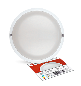 Светильник светодиодный герметичный СПП 1540-КРУГ 15Вт 4000К 1350Лм IP65 140мм IN HOME в Находке