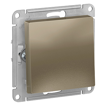Выключатель одноклавишный AtlasDesign SE шампань в Находке