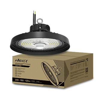 Светильник складской светодиодный UHB-LEVEL 200A50BK 200/150/120Вт 100-277В 30000Лм 150Лм/Вт 5000K 5 лет NEOX в Находке