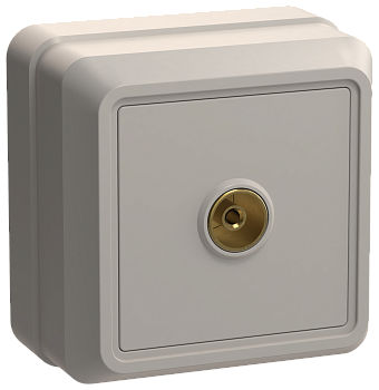 РТВ20-ОКм Розетка 1местная телевизионная ОКТАВА (кремовый) IEK в Находке