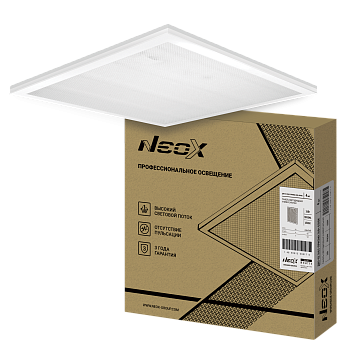 Панель светодиодная универсальная ДВО-02 3665-ПРИЗМА 36Вт 6500К IP40 595х595х15мм NEOX в Находке