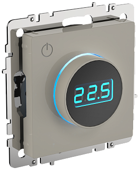 Термостат электронный с индикацией BRITE бежевый IEK в Находке