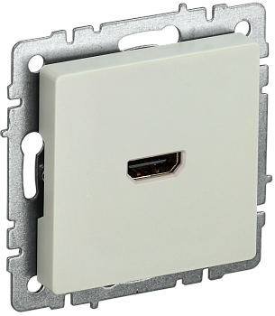 Розетка HDMI BRITE IEK бежевая в Находке