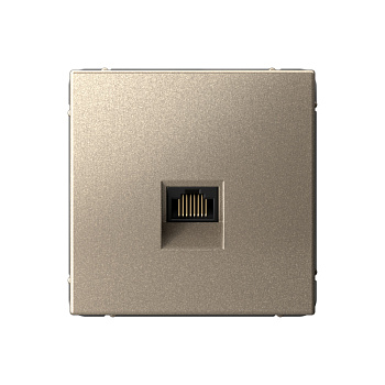 ARTGALLERY РОЗЕТКА компьютерная RJ45, кат. 6A, механизм, ШАМПАНЬ в Находке