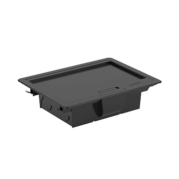 Лючок напольный 12 мод, черный RAL 9005 DKC в Находке