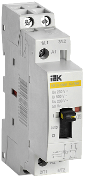 Контактор модульный с ручным управлением КМ20-20МР AC KARAT IEK в Находке