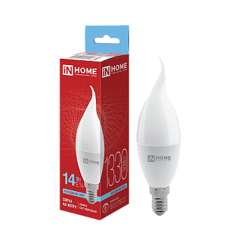 Лампа светодиодная LED-СВЕЧА НА ВЕТРУ-VC 14Вт 230В E14 6500K 1330Лм IN HOME в Находке