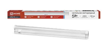 Светильник светодиодный СПБ-Т5 5Вт 230В 6500К 450Лм 300мм IN HOME в Находке