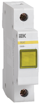 Сигнальная лампа ЛС-47 желтая неон IEK в Находке