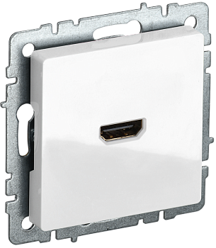 Розетка HDMI BRITE IEK белая в Находке