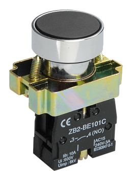 Кнопка управления LAY5-BA21 без подсветки черная 1з IEK в Находке