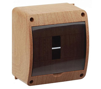 Щит распределительный навесной пластиковый ЩРН-П-6 модулей 140х125х85мм IP40 бук в Находке