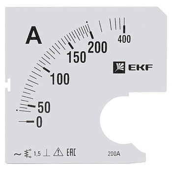 Шкала сменная для A961 200/5А-1,5 EKF PROxima в Находке