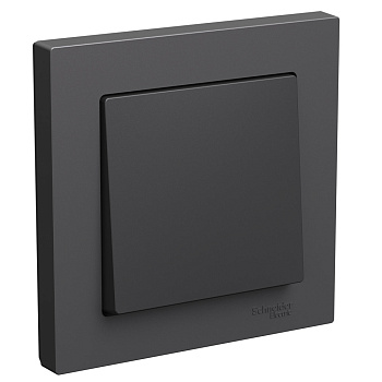 Выключатель одноклавишный AtlasDesign SE базальт в сборе в Находке