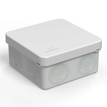 Коробка распределительная для прямого монтажа двухкомпонентная HF IP66 80х80х40 Промрукав в Находке