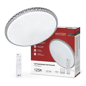 Светильник светодиодный COMFORT MYSTERY 125Вт 230В 3000-6500K 10000Лм 500x80мм с пультом ДУ IN HOME в Находке