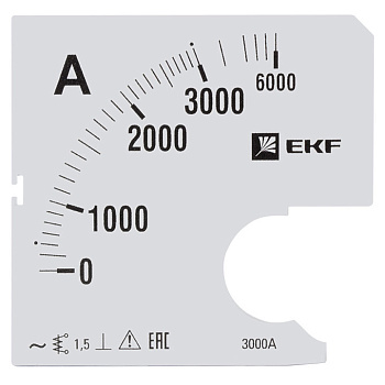 Шкала сменная для A961 3000/5А-1,5 EKF PROxima в Находке