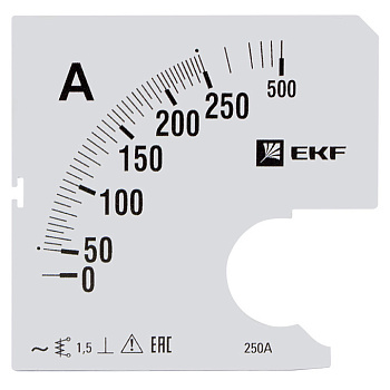 Шкала сменная для A961 250/5А-1,5 EKF PROxima в Находке