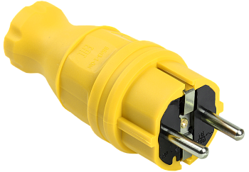ВБп3-1-0м Вилка прямая ОМЕГА IP44 жёлтая IEK в Находке