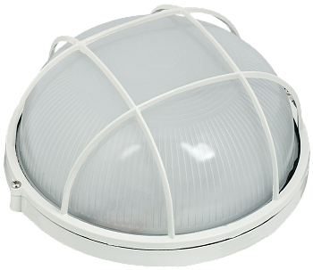 Светильник НПП1102 белый/круг с решеткой 100Вт IP54 IEK в Находке