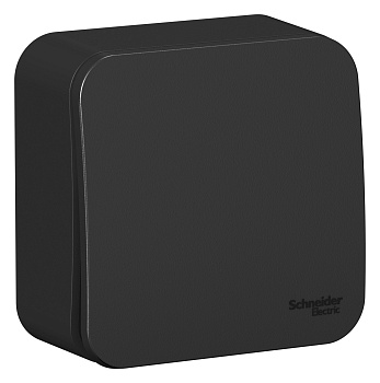 Переключатель одноклавишный BLANCA SE накладной с изоляционной пластиной антрацит в Находке