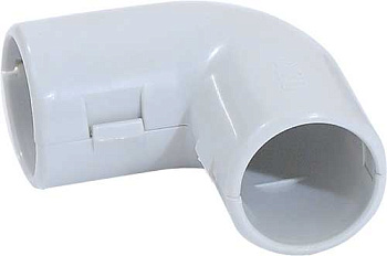 Поворот на 90 град. 32 мм для труб ПВХ IP40 серый в Находке