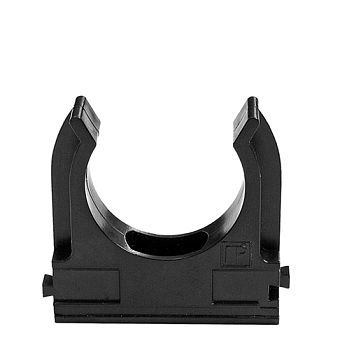 Крепеж-клипса для труб 16 мм черная в Находке