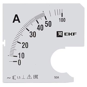 Шкала сменная для A961 50/5А-1,5 EKF PROxima в Находке