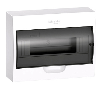 Щит распределительный навесной пластиковый с прозрачной дверью City9 12 мод. 200х256х94 IP40 SE в Находке