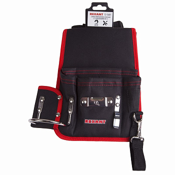 Сумка монтажника поясная с 5 отделениями RE-5 REXANT в Находке