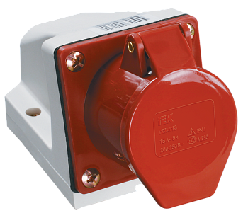 Розетка 114 стационарная 3Р+РЕ 16А 380В IP44 IEK в Находке
