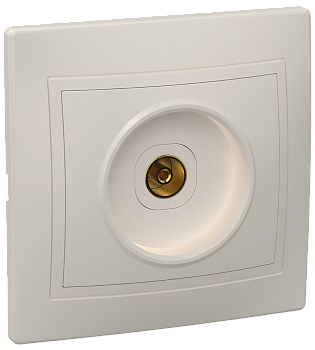 РТВ10-ККм Розетка 1местная телевизионная КВАРТА (кремовый) IEK в Находке