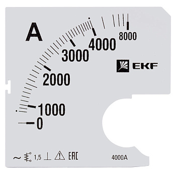 Шкала сменная для A961 4000/5А-1,5 EKF PROxima в Находке